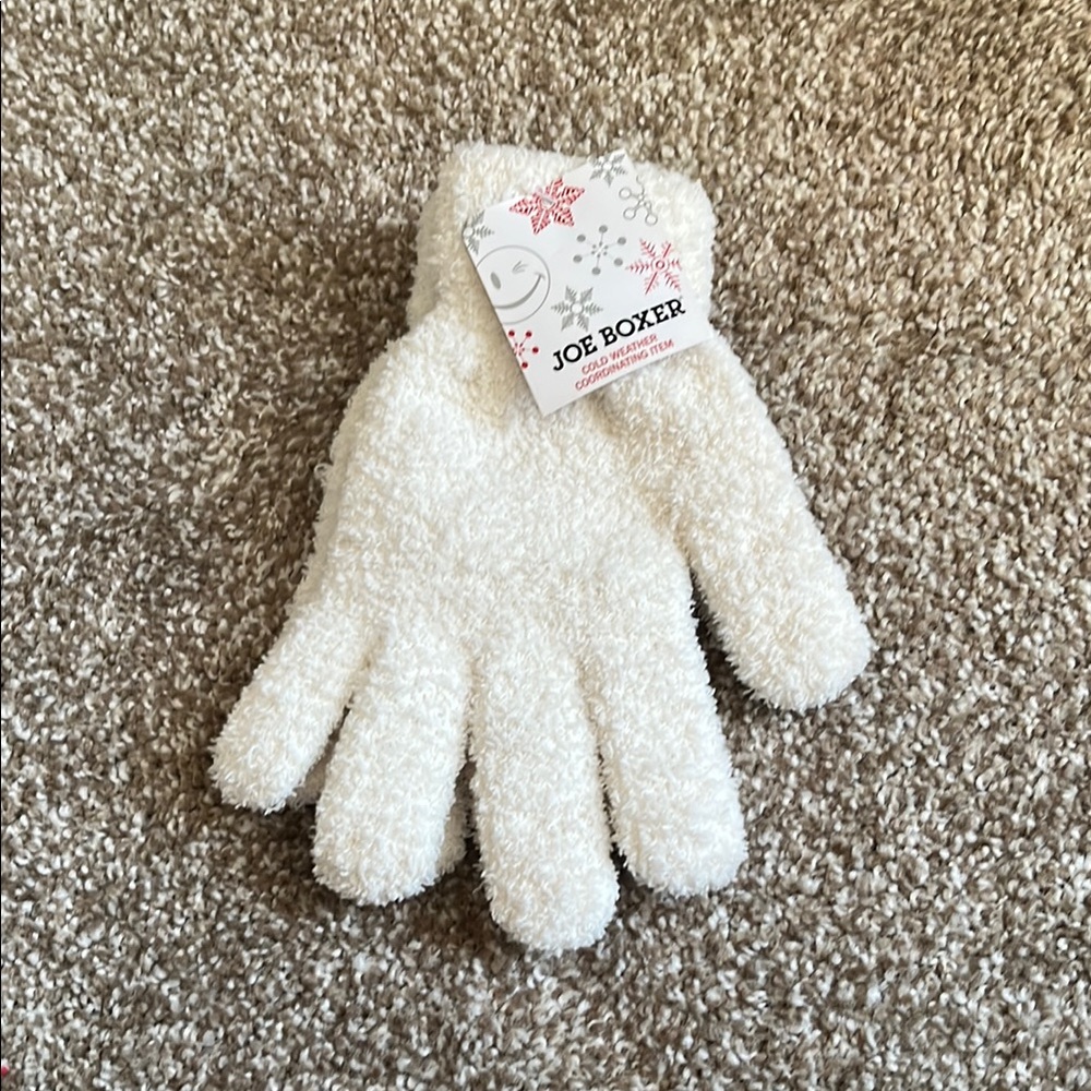Joe Boxer White Gloves